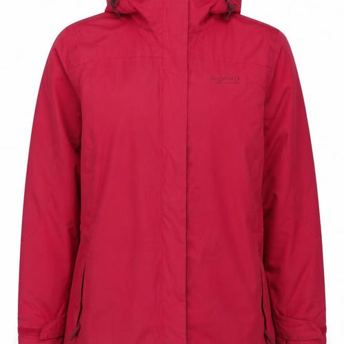 Regatta Women Red UK 14 Hydrafort Waterproof Hooded Rain Jacket