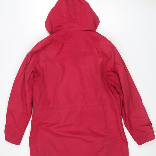 Regatta Women Red UK 14 Hydrafort Waterproof Hooded Rain Jacket