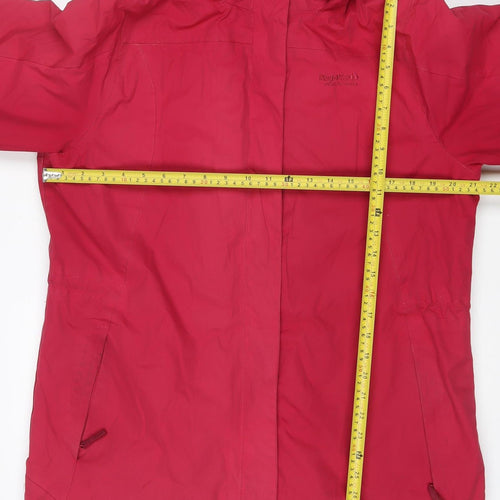 Regatta Women Red UK 14 Hydrafort Waterproof Hooded Rain Jacket