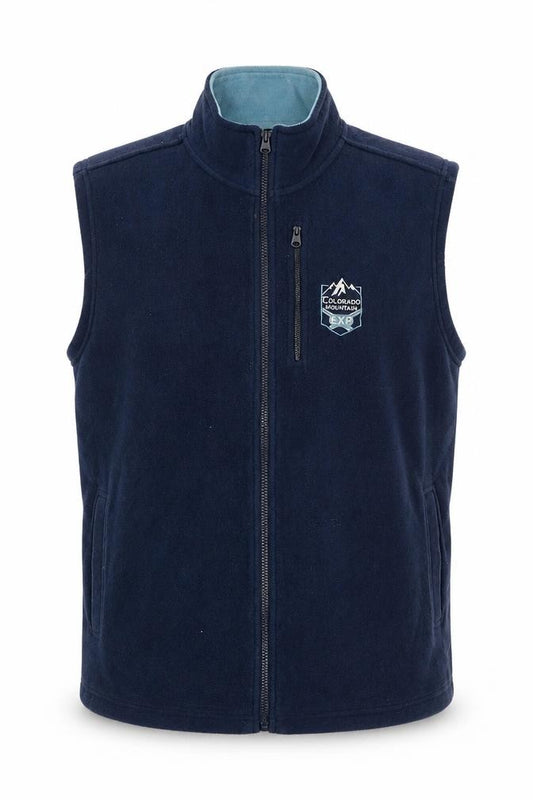 Atlas For Men Men's Blue L Fleece Bodywarmer Full Zip Outdoor Gilet