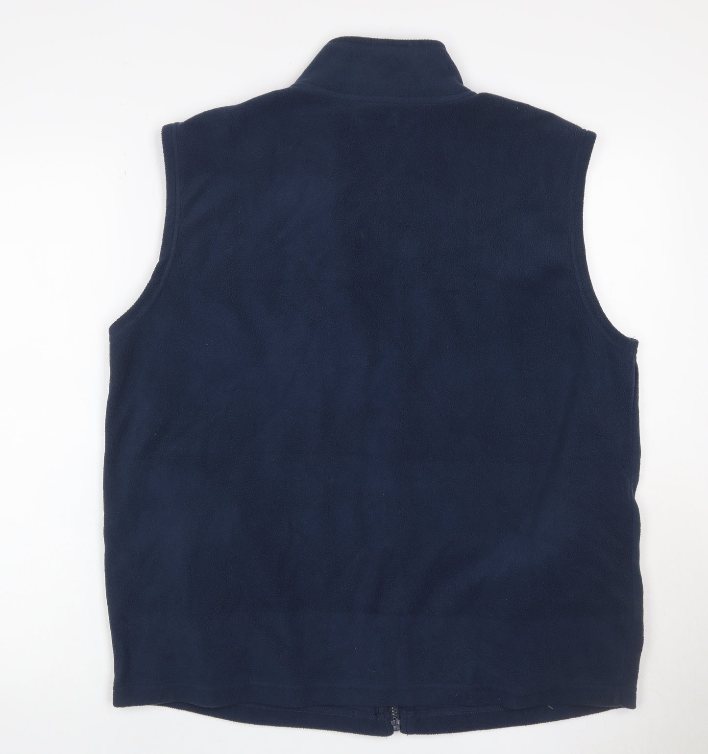 Atlas For Men Men's Blue L Fleece Bodywarmer Full Zip Outdoor Gilet