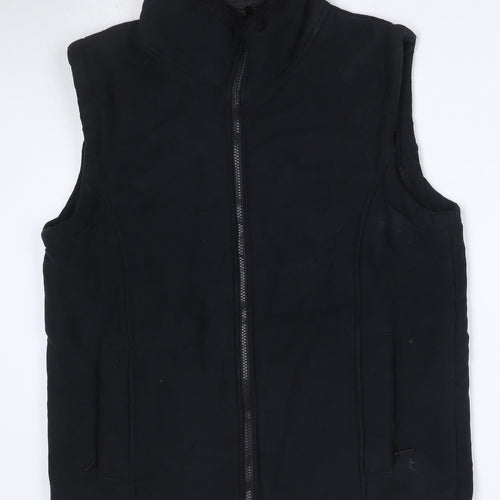 Casamia Exclusive Women’s Black M Softshell Fleece Lined Zip Waistcoat