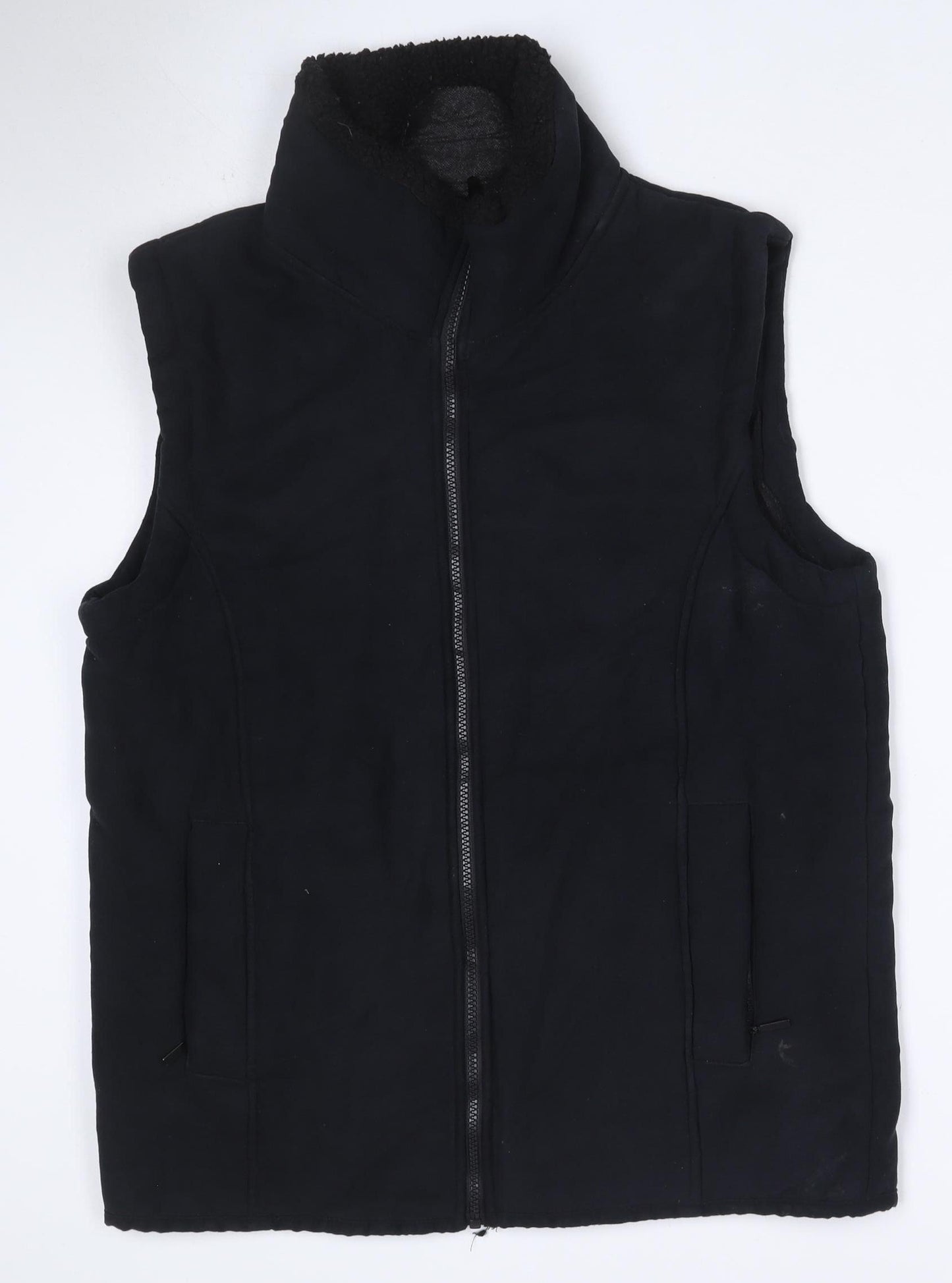 Casamia Exclusive Women’s Black M Softshell Fleece Lined Zip Waistcoat