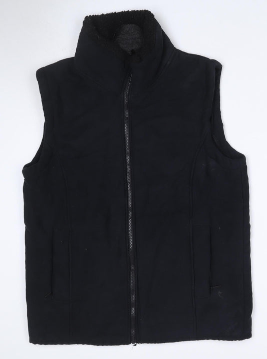 Casamia Exclusive Women’s Black M Softshell Fleece Lined Zip Waistcoat