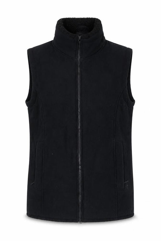 Casamia Exclusive Women’s Black M Softshell Fleece Lined Zip Waistcoat