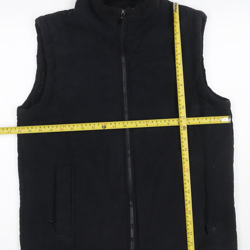 Casamia Exclusive Women’s Black M Softshell Fleece Lined Zip Waistcoat