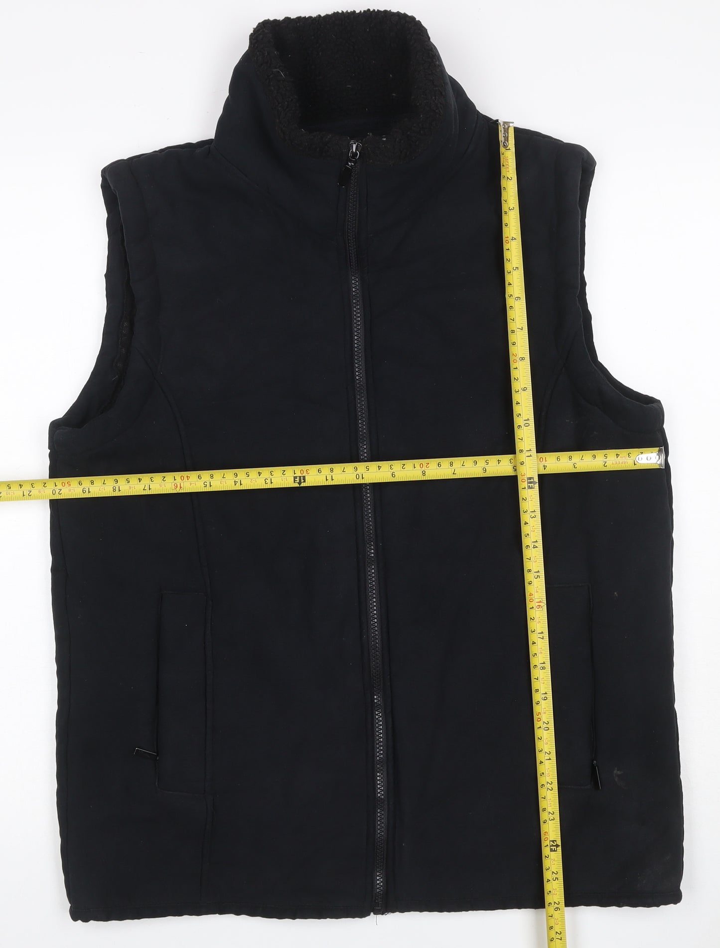 Casamia Exclusive Women’s Black M Softshell Fleece Lined Zip Waistcoat