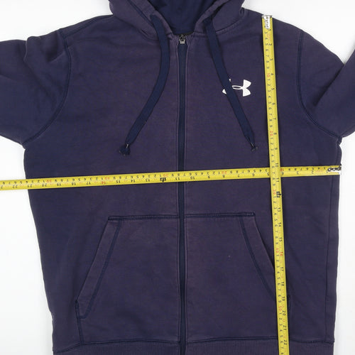 Under Armour Men’s Blue M Full Zip Hooded Fleece Sports Hoodie