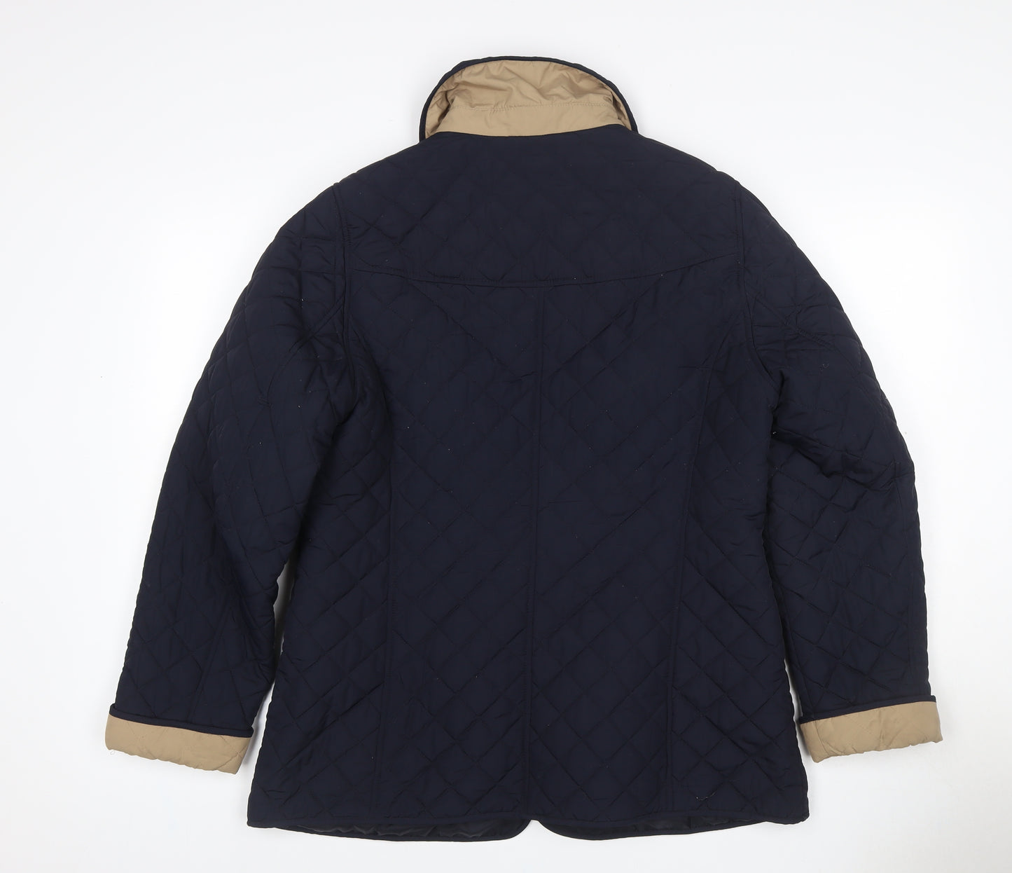 M&S Women’s Navy UK 14 Quilted Mid-Length Padded Coat Classic