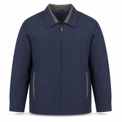 Carabou Men’s Blue Size L Full Zip Collared Basic Jacket
