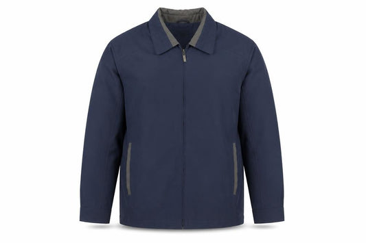Carabou Men’s Blue Size L Full Zip Collared Basic Jacket