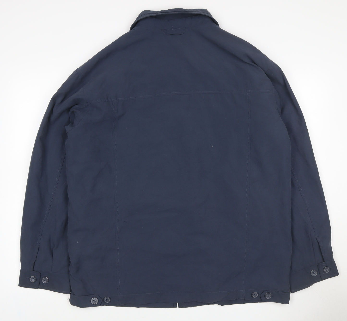 Carabou Men’s Blue Size L Full Zip Collared Basic Jacket