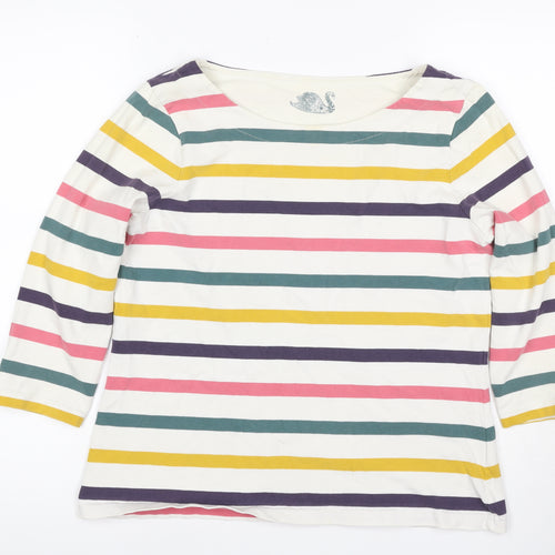 Mistral Women’s Multicoloured UK 12 Striped Jersey Long Sleeve T-Shirt