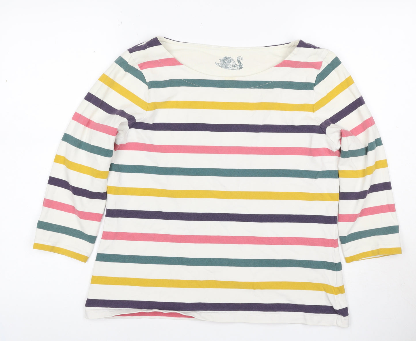 Mistral Women’s Multicoloured UK 12 Striped Jersey Long Sleeve T-Shirt