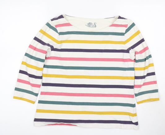 Mistral Women’s Multicoloured UK 12 Striped Jersey Long Sleeve T-Shirt