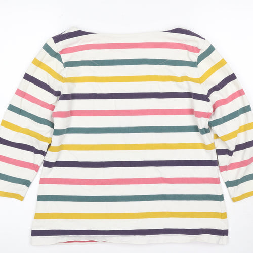 Mistral Women’s Multicoloured UK 12 Striped Jersey Long Sleeve T-Shirt