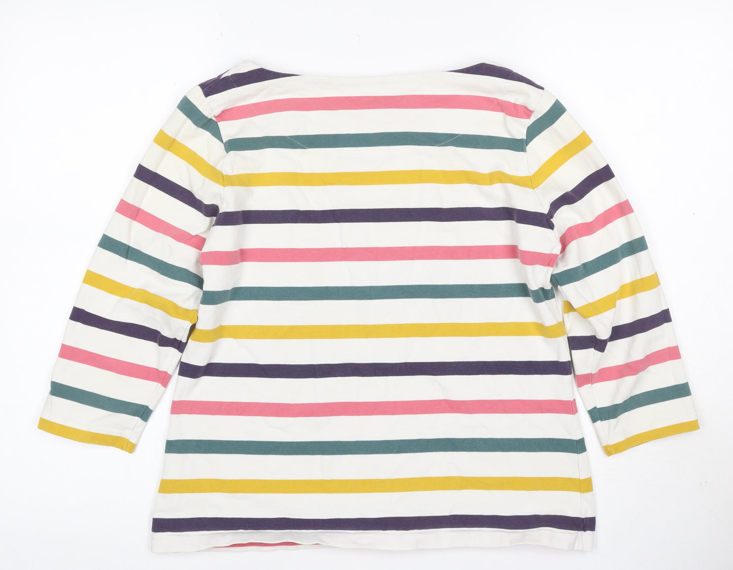 Mistral Women’s Multicoloured UK 12 Striped Jersey Long Sleeve T-Shirt