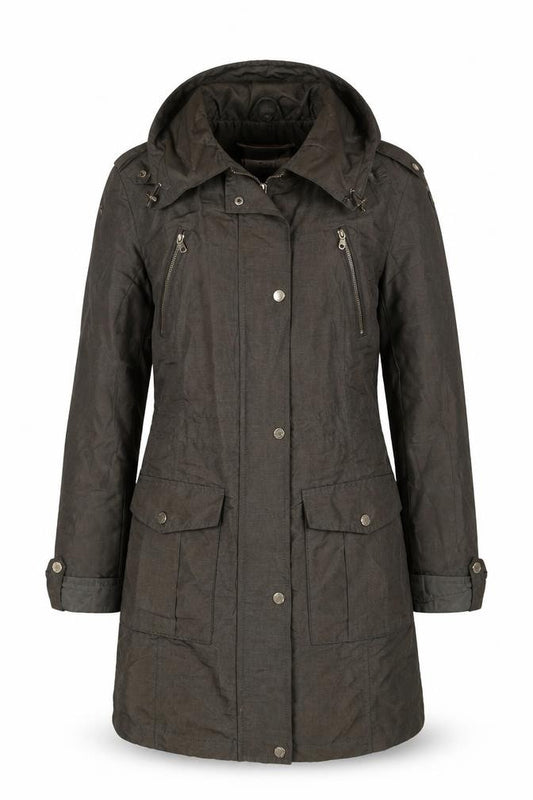 Per Una Women’s Green UK 14 Hooded Utility Parka Jacket
