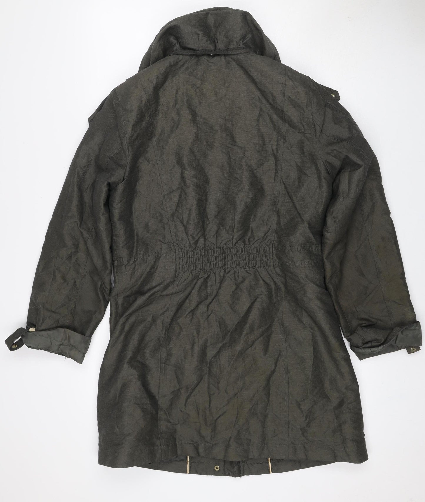 Per Una Women’s Green UK 14 Hooded Utility Parka Jacket