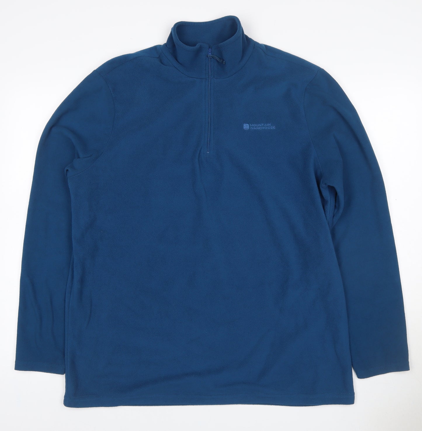 Mountain Warehouse Women’s Blue L 1/2 Zip Fleece Pullover Sweatshirt