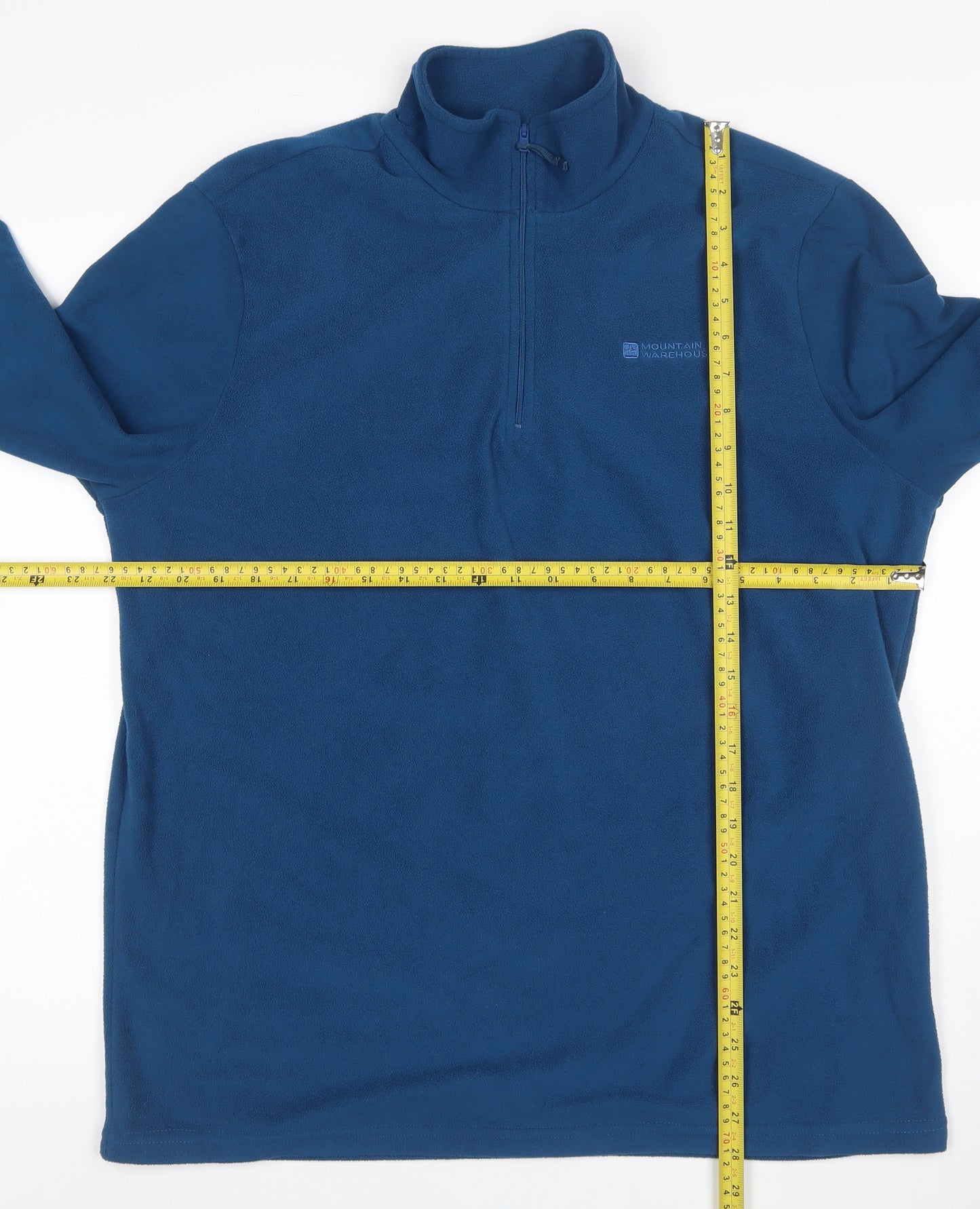Mountain Warehouse Women’s Blue L 1/2 Zip Fleece Pullover Sweatshirt