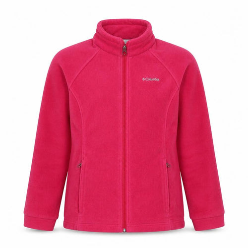 Columbia Girls Pink Fleece Jacket 14-15 Years Full Zip Pockets