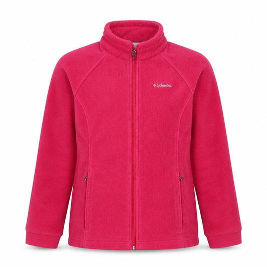 Columbia Girls Pink Fleece Jacket 14-15 Years Full Zip Pockets