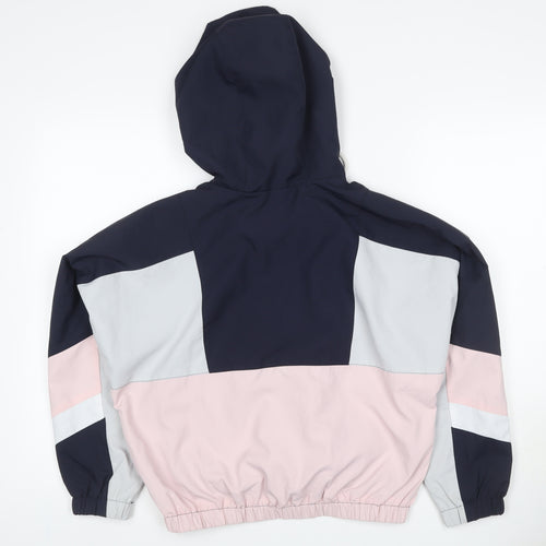 Topshop Women’s Multicoloured Petite XS Hooded Windbreaker Jacket