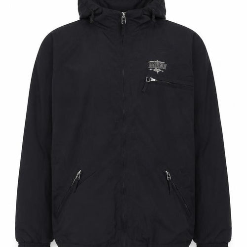 Beach & Snow Men's Black XS Hooded Ski Jacket Zip Pockets