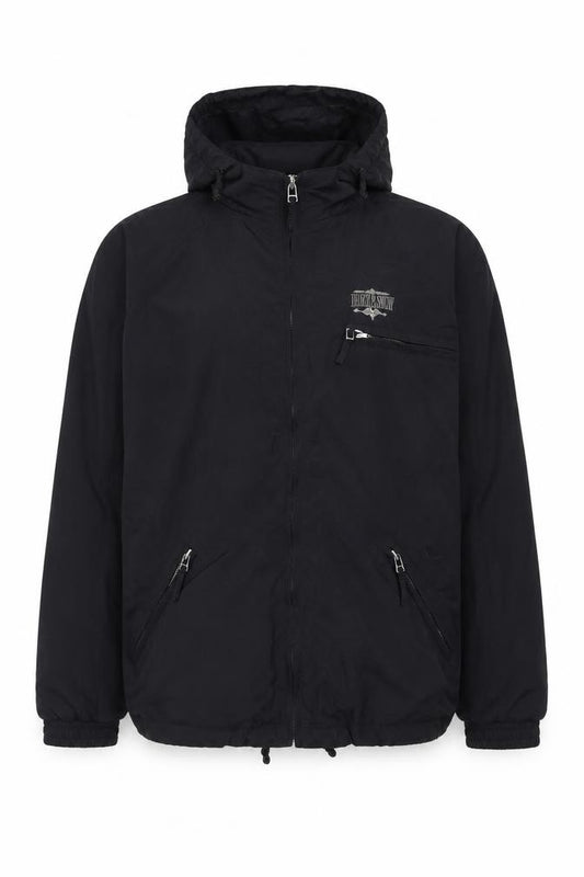 Beach & Snow Men's Black XS Hooded Ski Jacket Zip Pockets