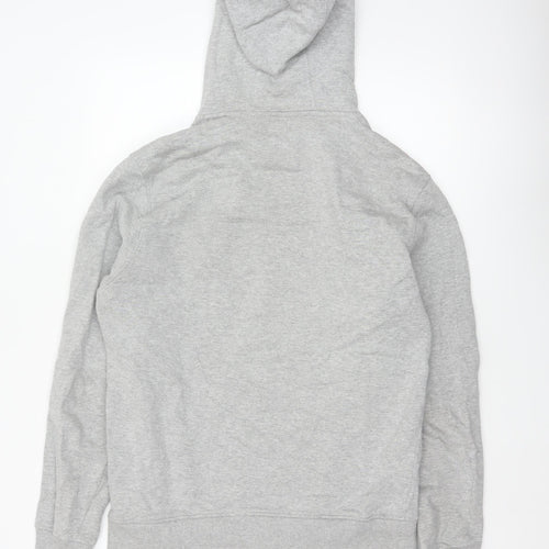The North Face Men’s Grey M Pullover Hoodie Logo Fleece