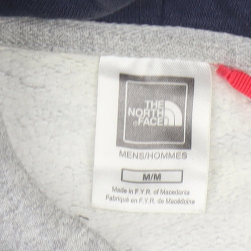 The North Face Men’s Grey M Pullover Hoodie Logo Fleece