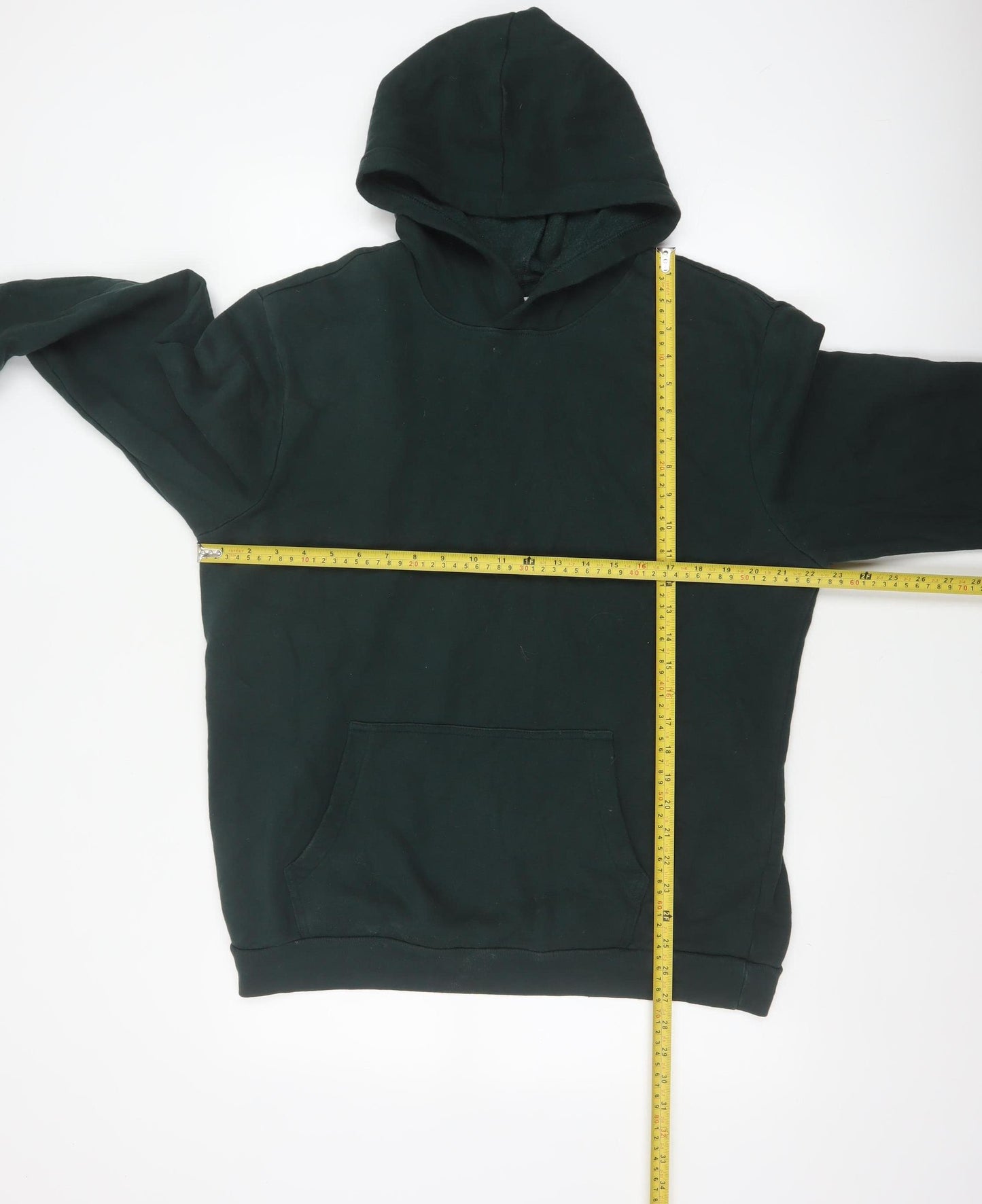 GAP Men’s Black L Pullover Hooded Fleece Hoodie Pockets