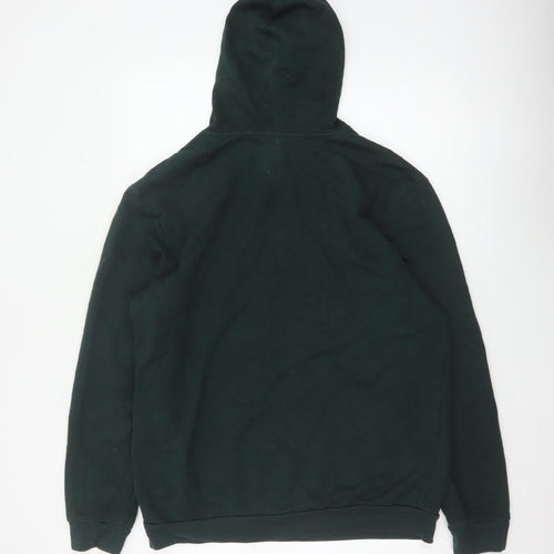 GAP Men’s Black L Pullover Hooded Fleece Hoodie Pockets