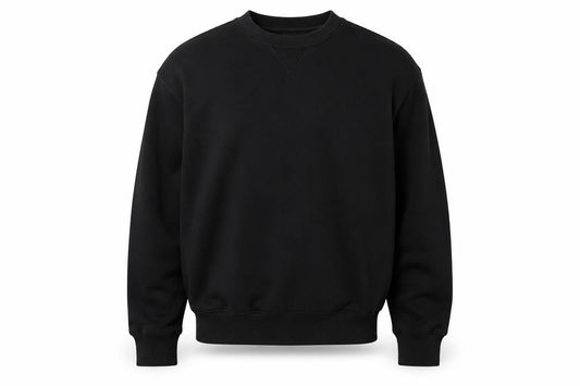 Collusion Men’s Black M Crew Neck Cotton Pullover Sweatshirt