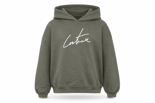 The Couture Club Boys Green Logo Pullover Hoodie 7-8 Years