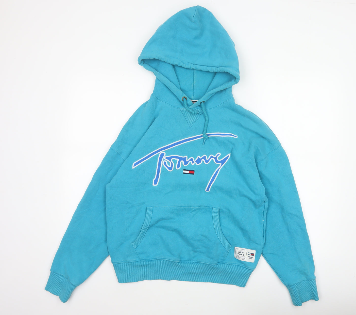 Tommy Jeans Women’s Blue XS Pullover Logo Hoodie