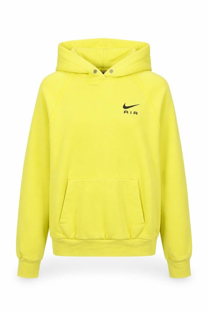 Nike Air Women’s Yellow XS Pullover Hoodie Logo Pocket