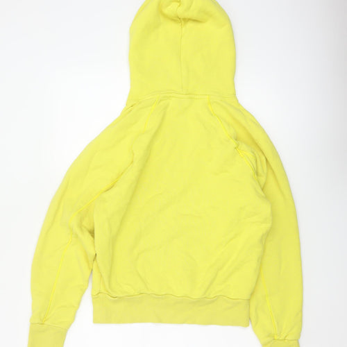 Nike Air Women’s Yellow XS Pullover Hoodie Logo Pocket