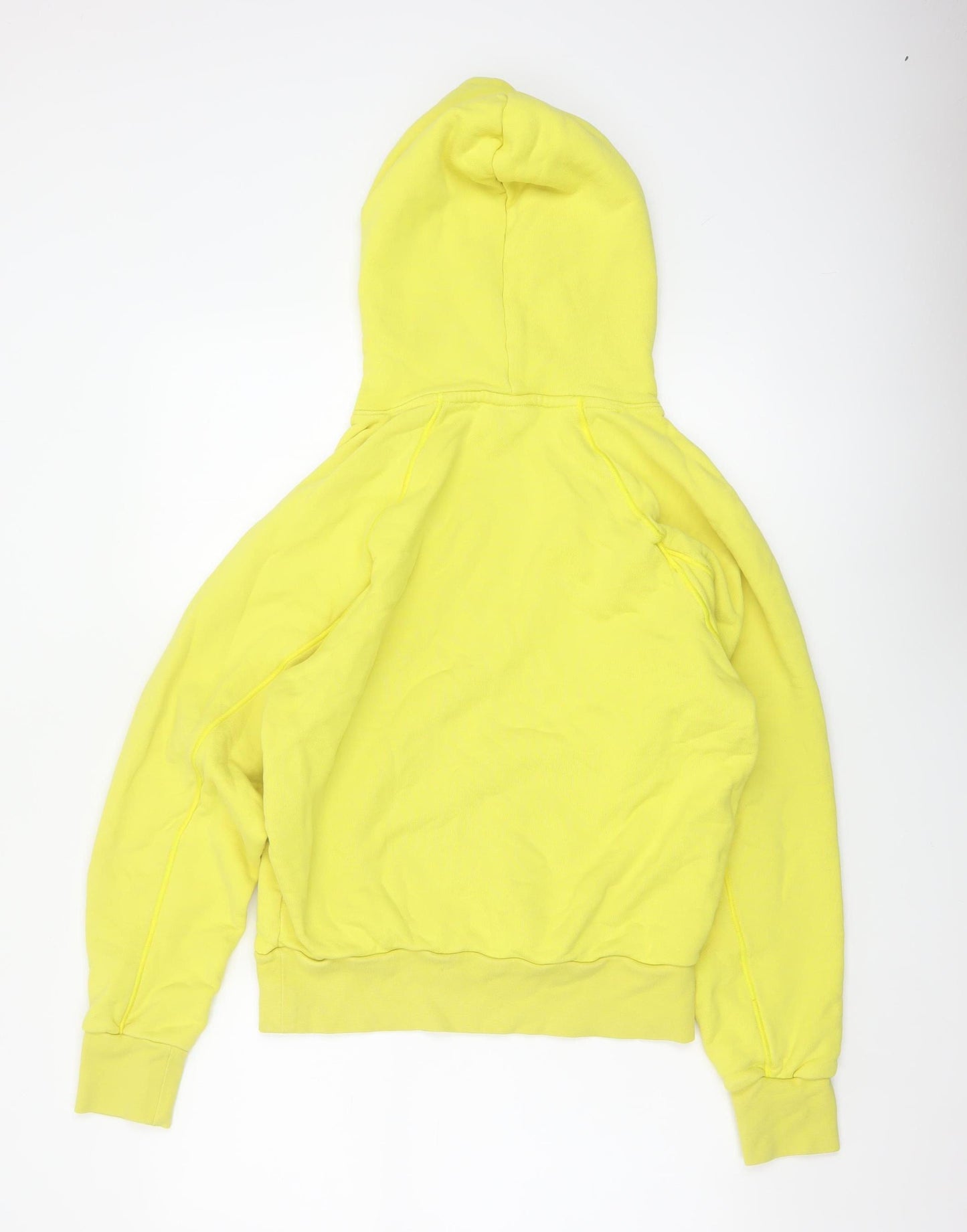 Nike Air Women’s Yellow XS Pullover Hoodie Logo Pocket