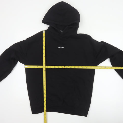 883 Police Women Black M Pullover Hoodie Logo Cotton