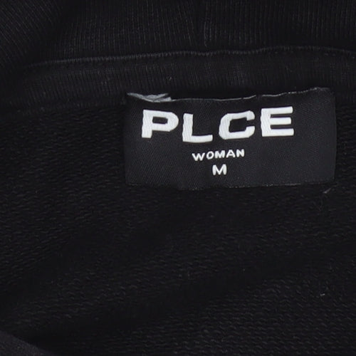 883 Police Women Black M Pullover Hoodie Logo Cotton