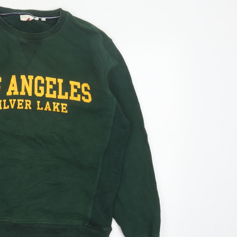 Superdry Men’s Green M Los Angeles Silver Lake Graphic Pullover Sweatshirt