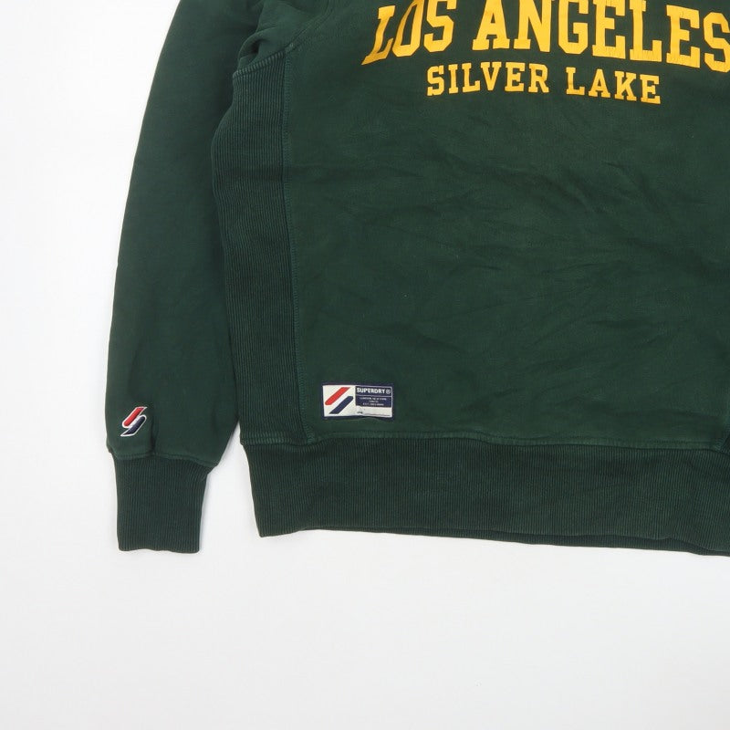 Superdry Men’s Green M Los Angeles Silver Lake Graphic Pullover Sweatshirt