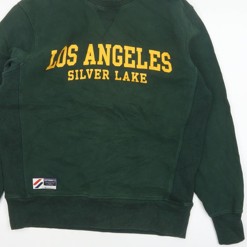 Superdry Men’s Green M Los Angeles Silver Lake Graphic Pullover Sweatshirt
