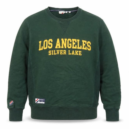 Superdry Men’s Green M Los Angeles Silver Lake Graphic Pullover Sweatshirt