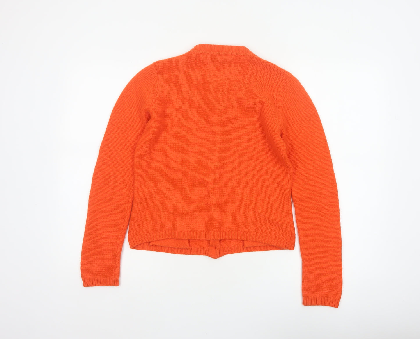 Seasalt Cornwall Women’s Orange Merino Wool Cardigan Size 8