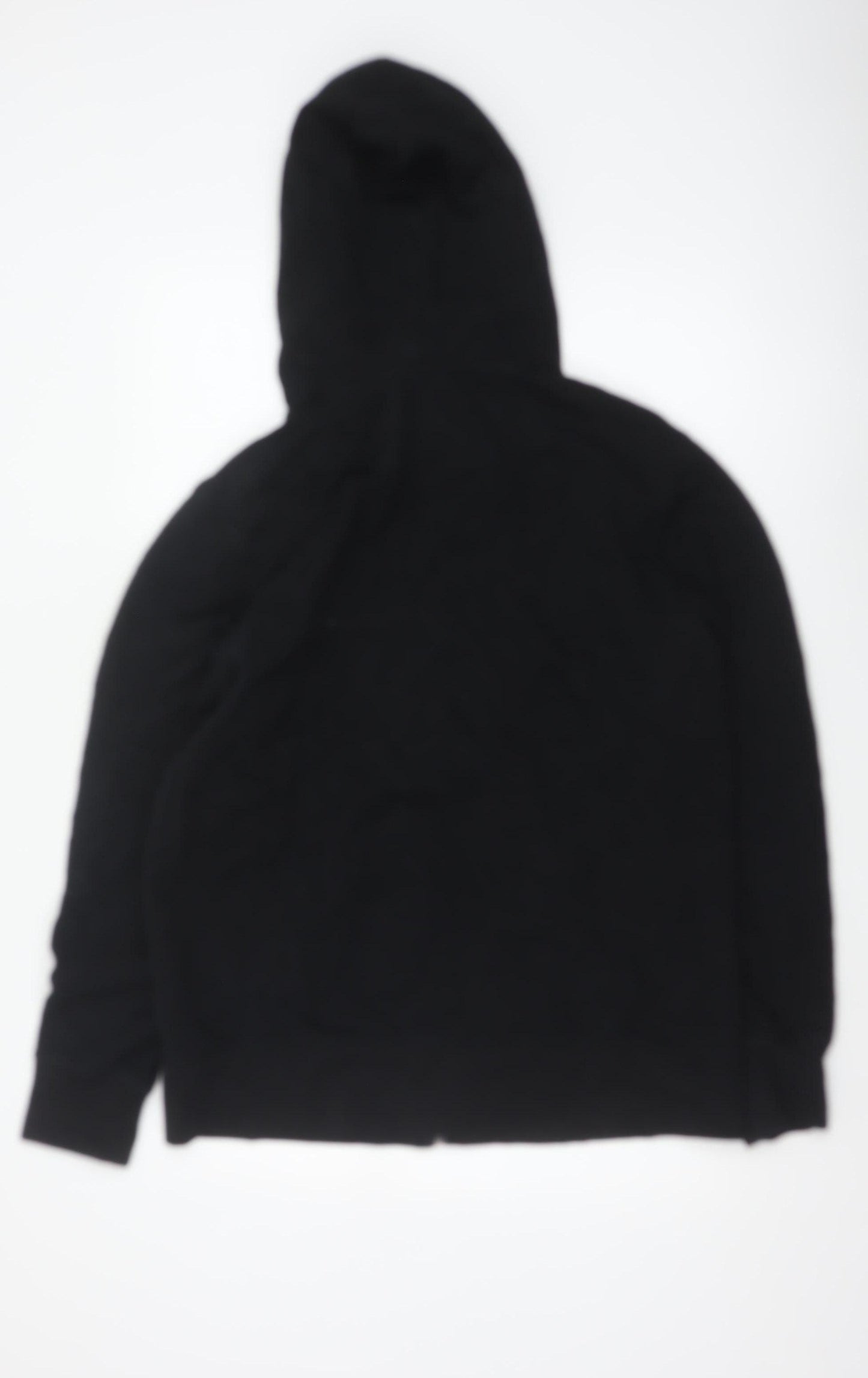 American Eagle Men’s Black L Full Zip Hooded Fleece Logo Hoodie