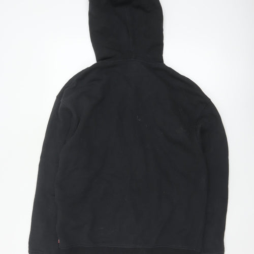 Levi's Men's Black S Relaxed Full Zip Logo Hoodie