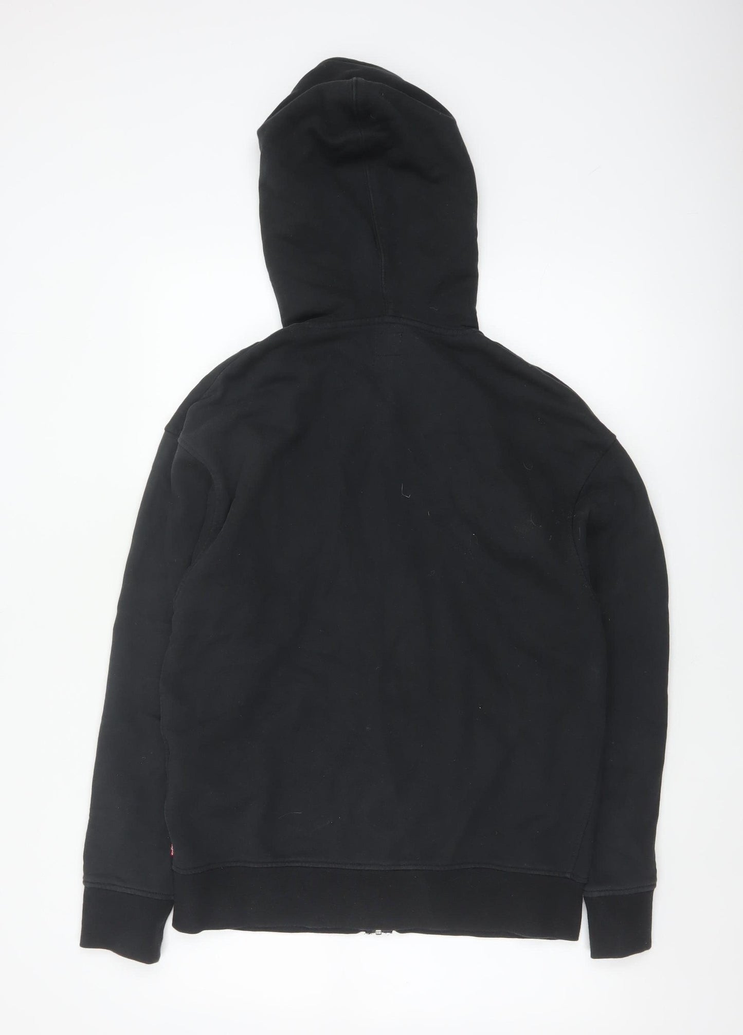 Levi's Men's Black S Relaxed Full Zip Logo Hoodie